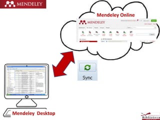 Mendeley Online
Mendeley Desktop
 