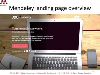 Reference Manger Reference Management Tools : MENDELEY: Free Reference Manger & PDF ...