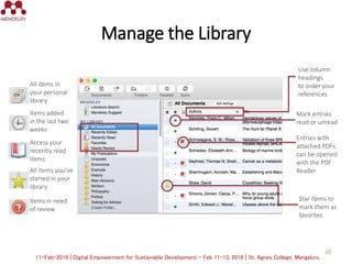Reference Manger Reference Management Tools : MENDELEY: Free Reference Manger & PDF ...