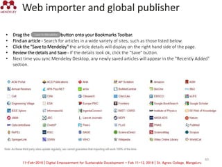 Reference Manger Reference Management Tools : MENDELEY: Free Reference Manger & PDF ...