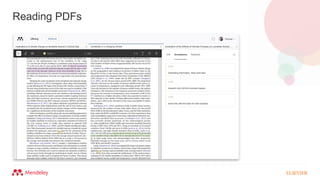 Reading PDFs
 