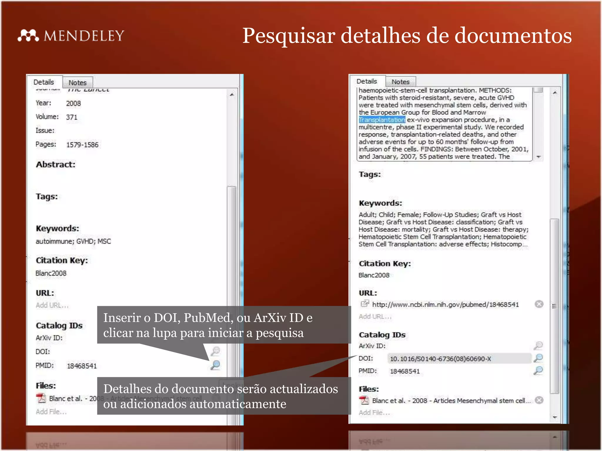 Pesquisar detalhes de documentos




Inserir o DOI, PubMed, ou ArXiv ID e
clicar na lupa para iniciar a pesquisa



Detalhes do documento serão actualizados
ou adicionados automaticamente
 