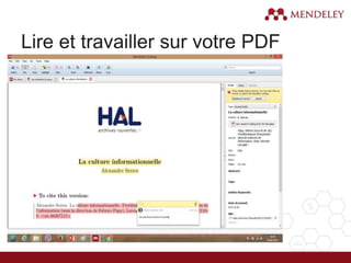 Lire et travailler sur votre PDF
 