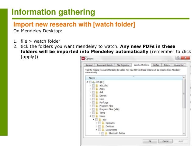 Building bibliographies and managing citations with Mendeley