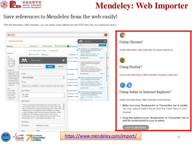 mendeley importer mendeley importer