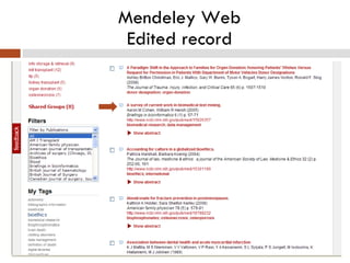 Mendeley Web Edited record 
