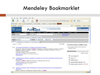 Mendeley Bookmarklet 