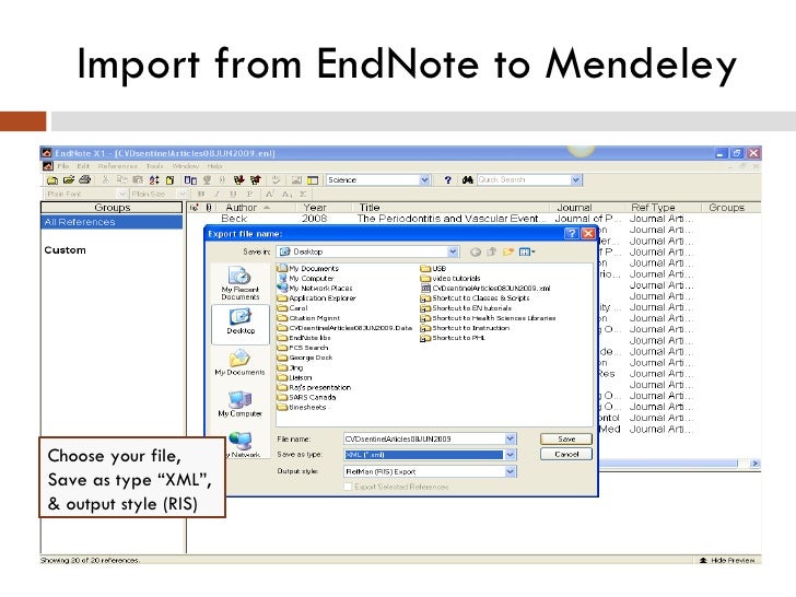 Mendeley desktop database files - signatureatila