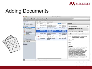 Adding Documents
 