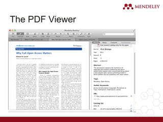 The PDF Viewer
 