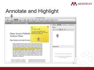 Annotate and Highlight
 