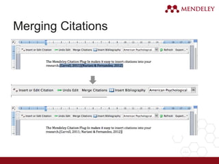 Merging Citations
 