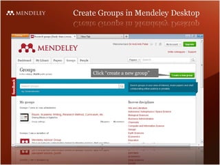Click “create a new group”
 