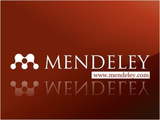 www.mendeley.com
 