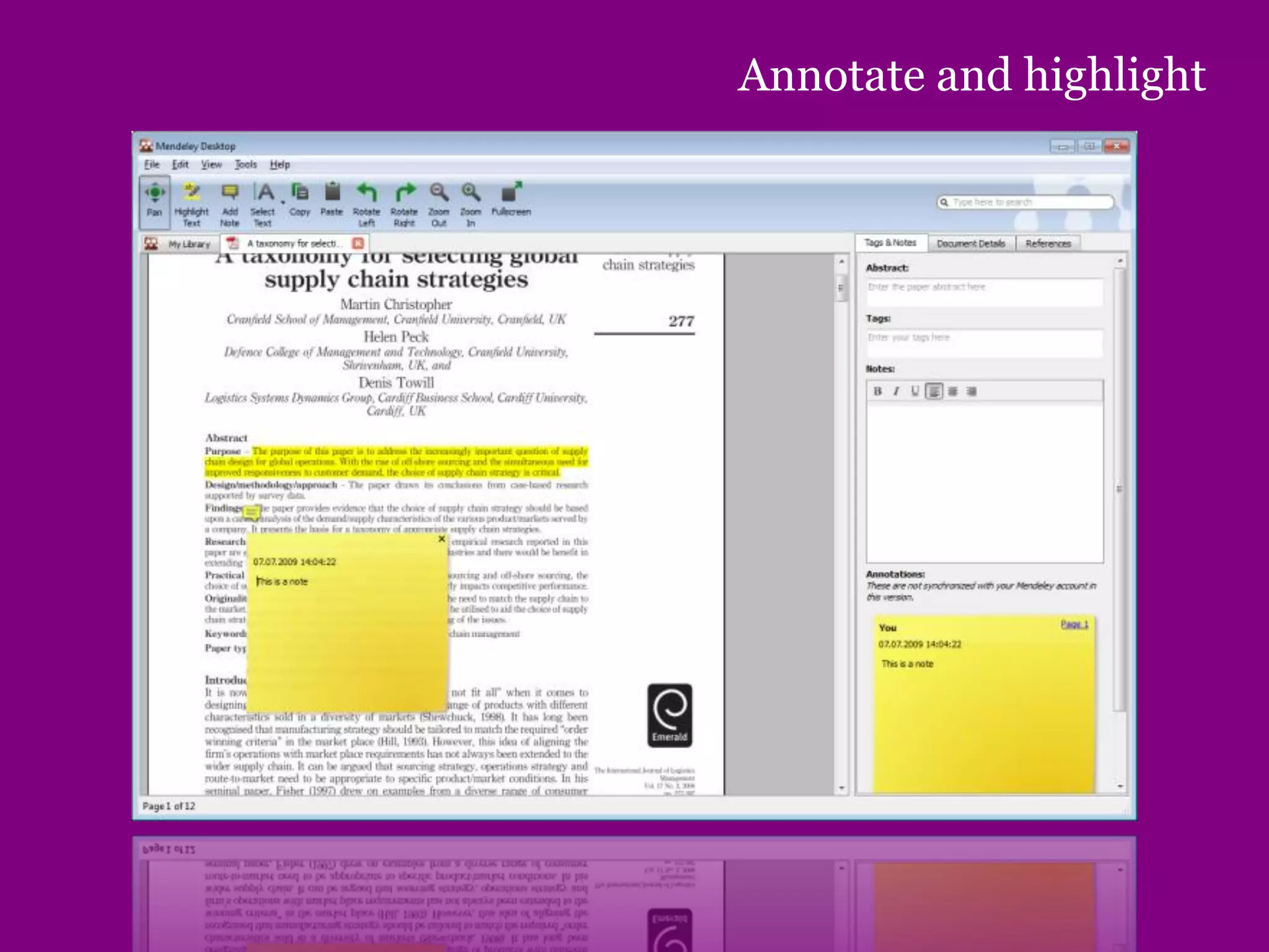 Annotate and highlight
 