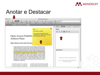 Anotar e Destacar
 