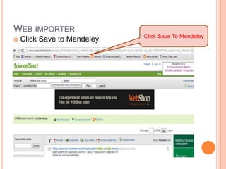 WEB IMPORTER


Click Save to Mendeley

Click Save To Mendeley

 