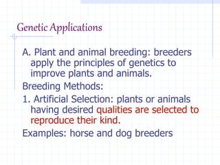 Mendelian genetics | PPT