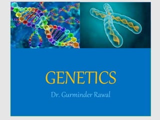 GENETICS
Dr. Gurminder Rawal
 