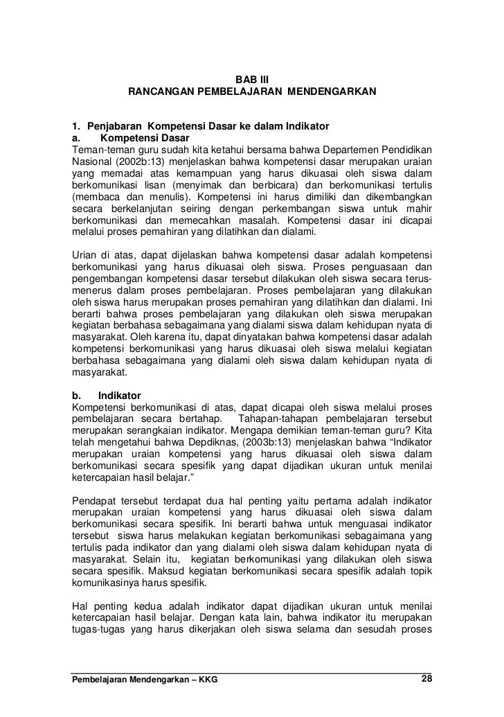 Jelaskan Dan Berikan Contoh Perbedaan Kegiatan Mendengar