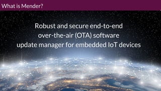 Mender: The open-source software update solution | PDF