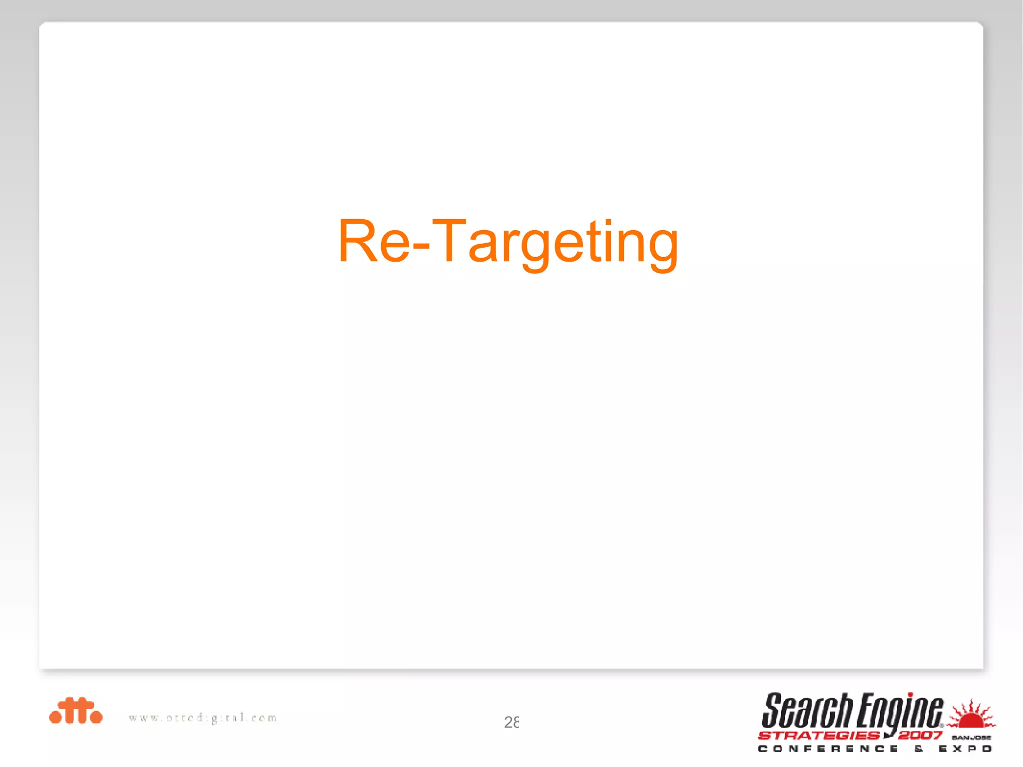 Re-Targeting 