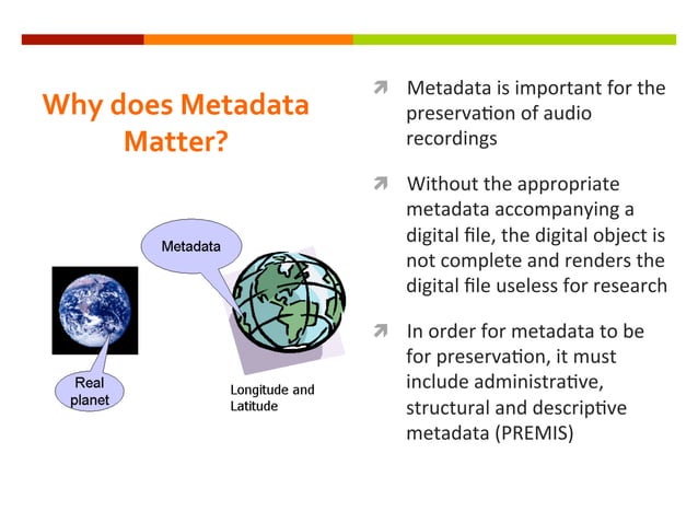 Metadata Schema's | PPT