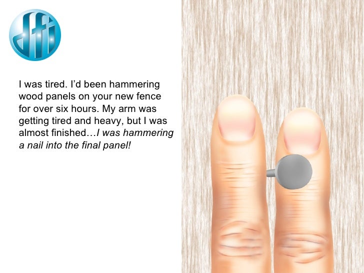 Mending A Smashed Finger
