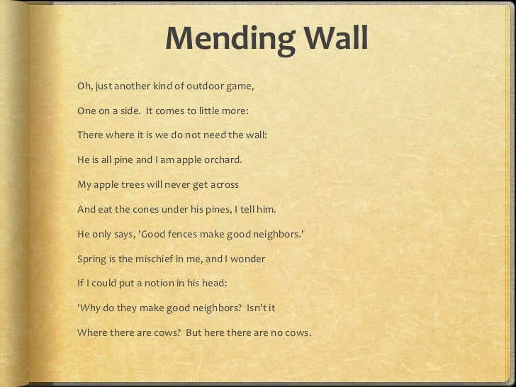 Mending Wall