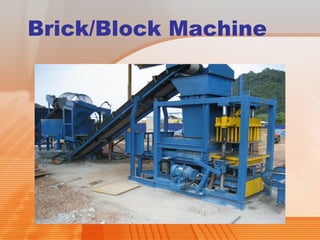 Brick/Block Machine 
 