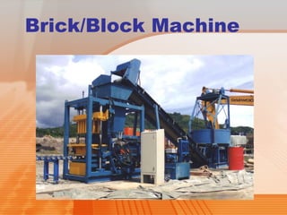 Brick/Block Machine 
 