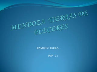 RAMIREZ PAOLA
PEP C 1
 