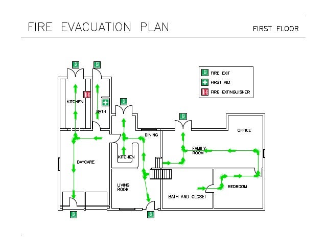 Menendez Family Child Care Fire Evacuation Plan