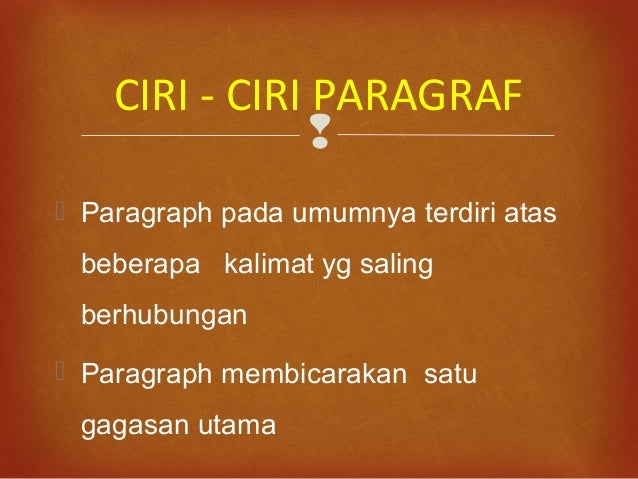 Menentukan isi paragraf. destinyo