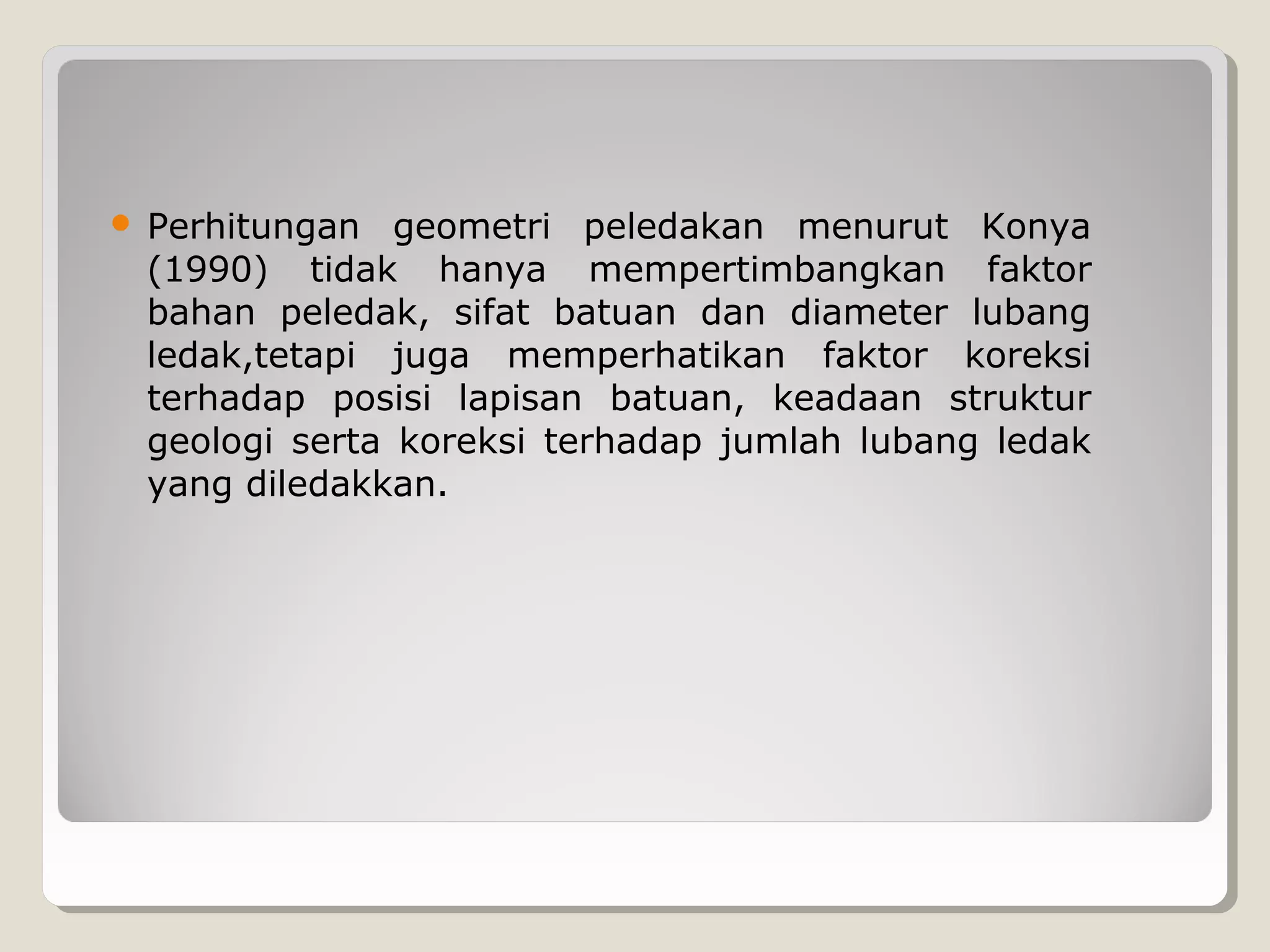 Menentukan lokasi pemboran dan peledakan | PPT
