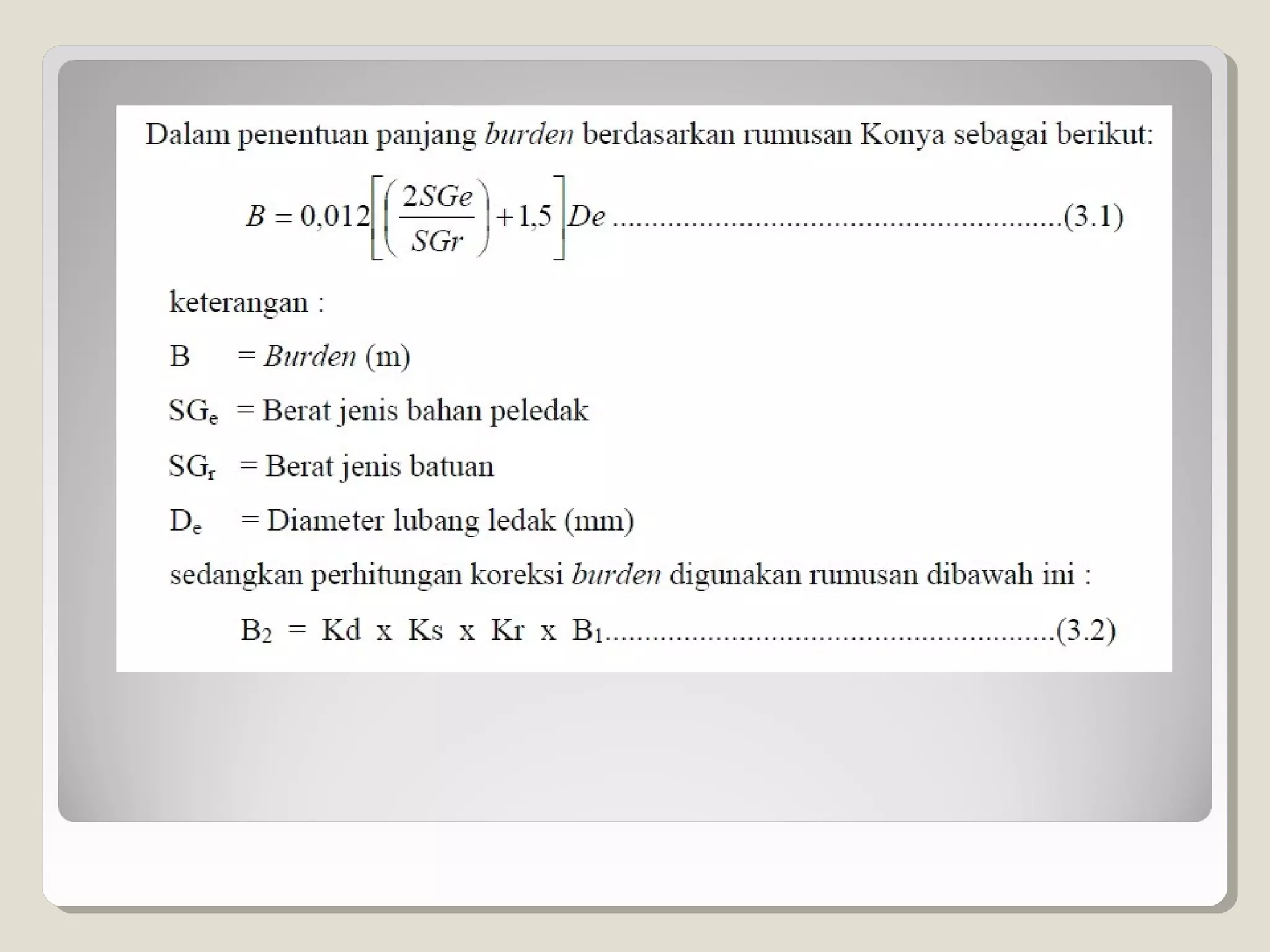 Menentukan lokasi pemboran dan peledakan | PPT