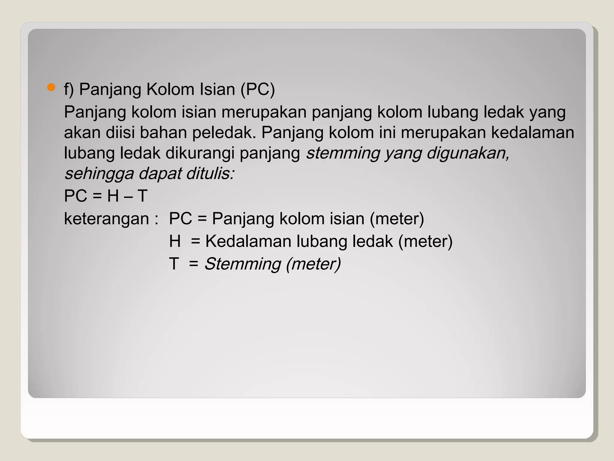 Menentukan lokasi pemboran dan peledakan | PPT