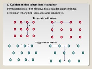 Menentukan lokasi pemboran dan peledakan | PPT