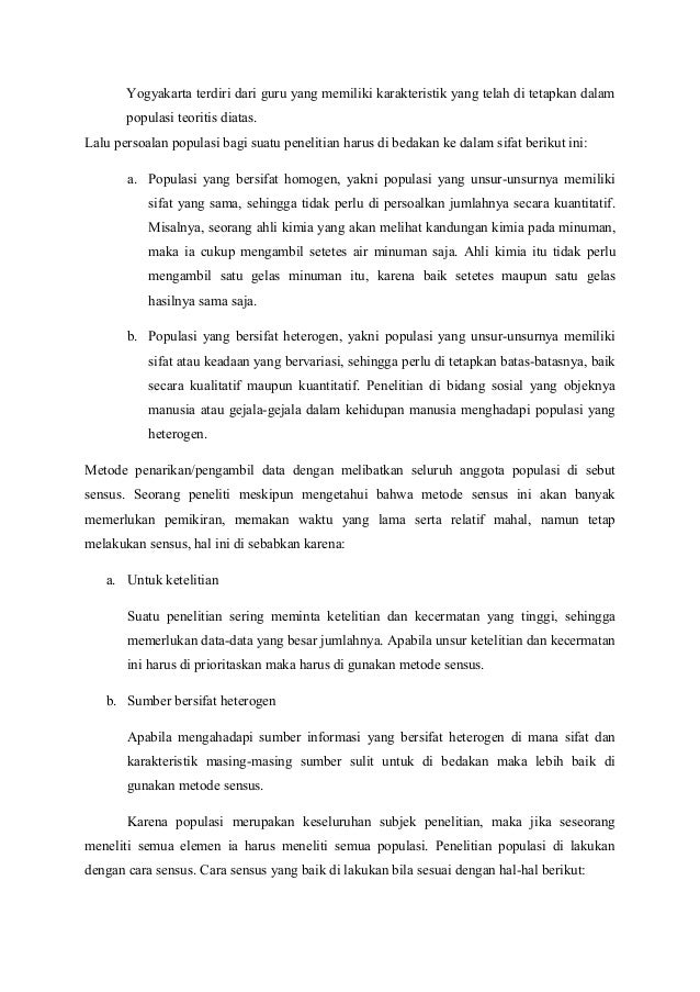 Menentukan Populasi Dan Sampel Serta Teknik Pengambilan Sampel