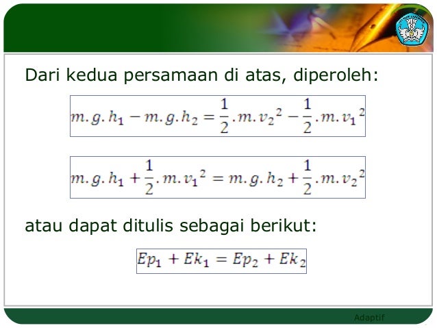 Fisika Materi usaha, daya dan energi