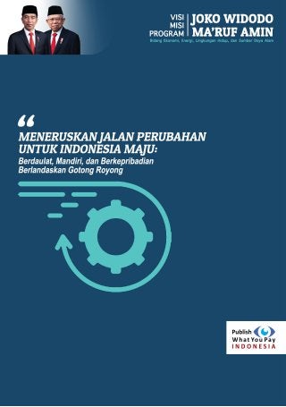 Visi Misi Jokowi - Ma'ruf Amin Pilpres 2019-2024