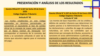 Tendencias Tributarias Vzla