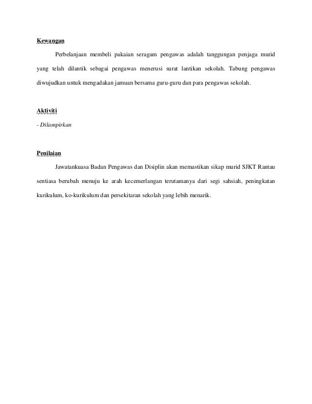 Mengadakan Sistem Pemilihan Pengawas Sekolah