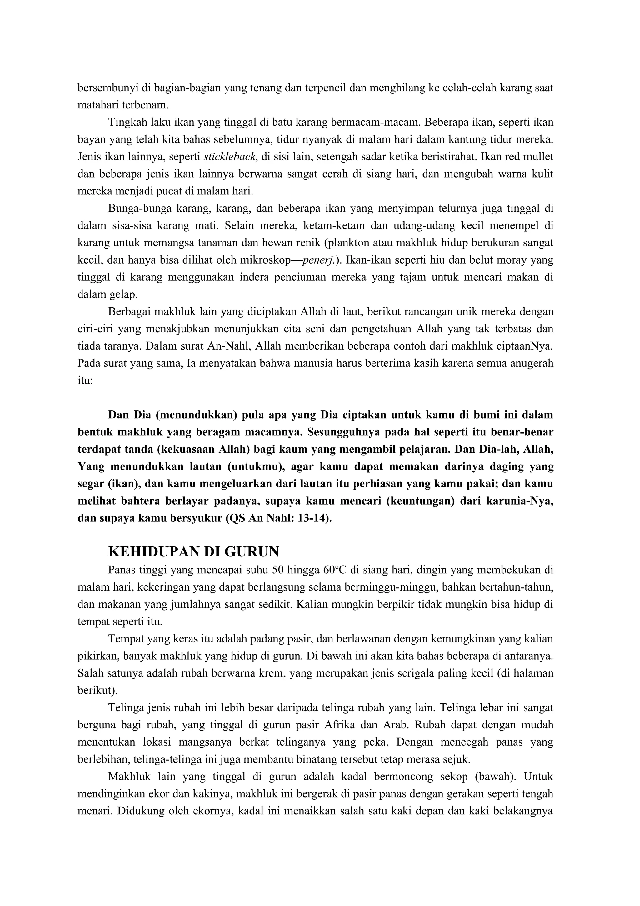 Makhluk-makhluk Yang Mengagumkan - HY