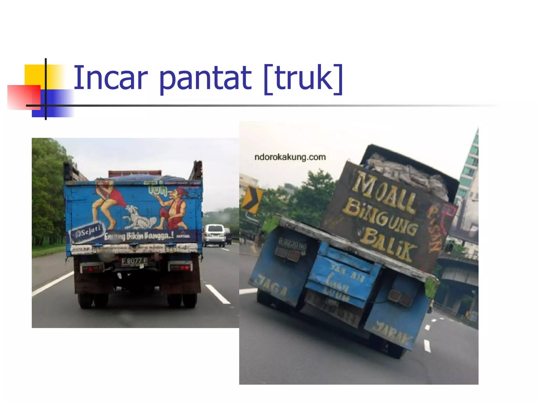 Incar pantat [truk] 
