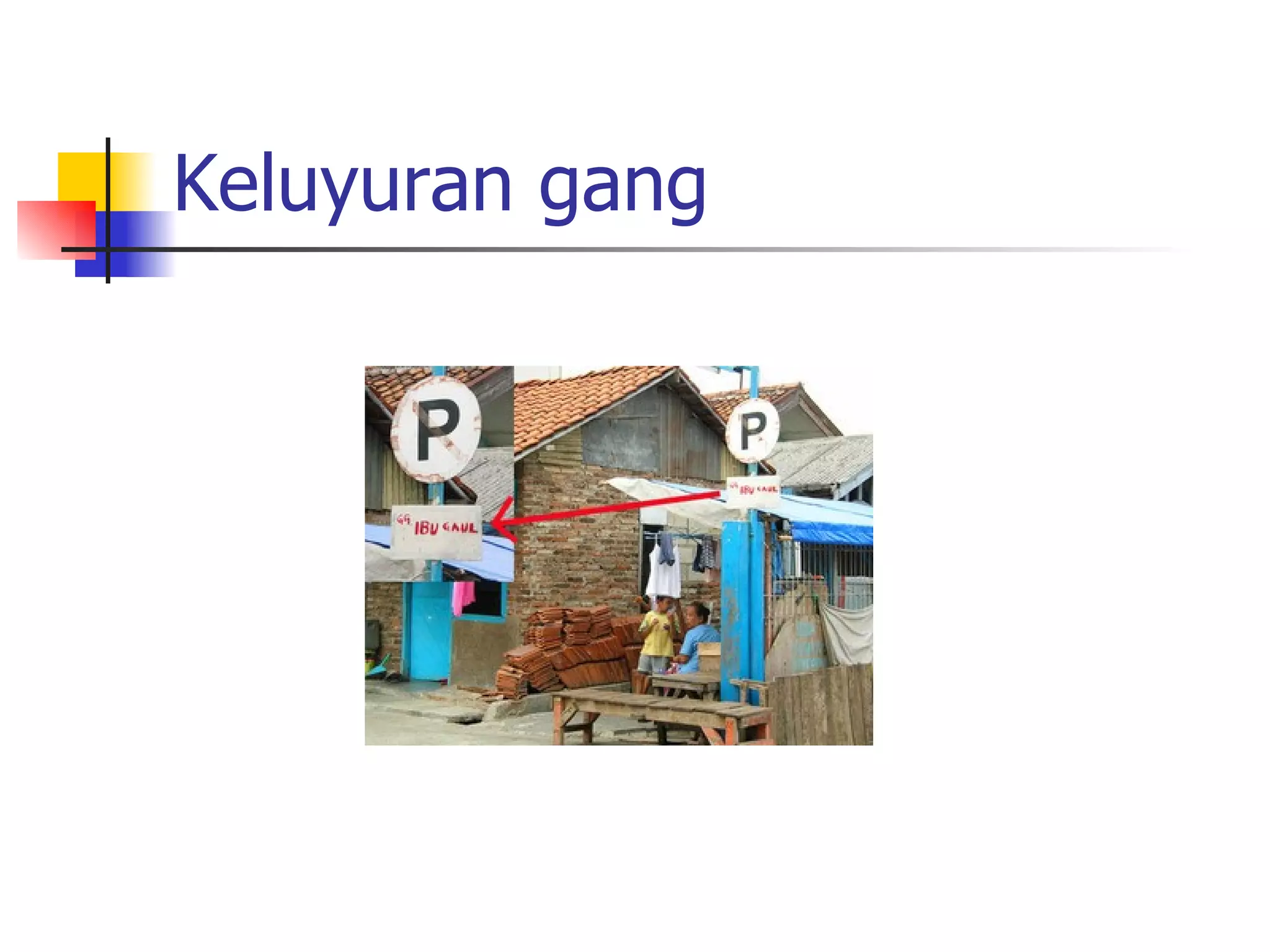 Keluyuran gang 