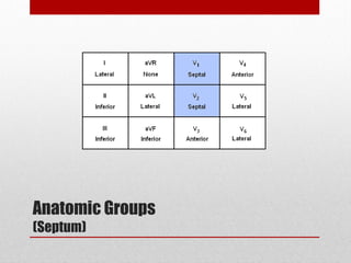 Anatomic Groups
(Septum)
 