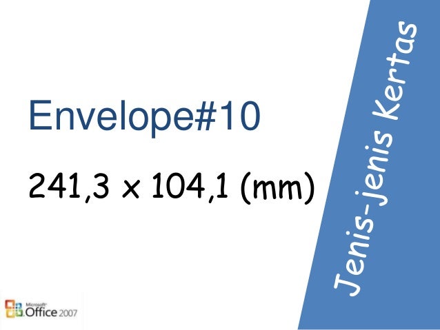 Mengatur ukuran kertas dan margin di MS.Word 2007