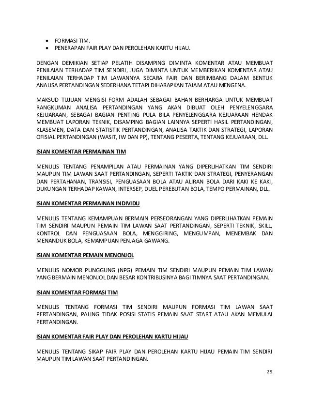 Contoh Berita Acara Turnamen Sepak Bola Barisan Contoh