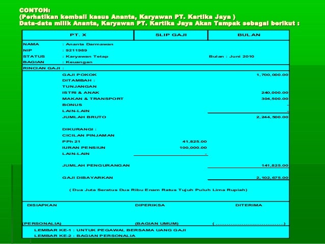 Mengelola administrasi gaji dan upah